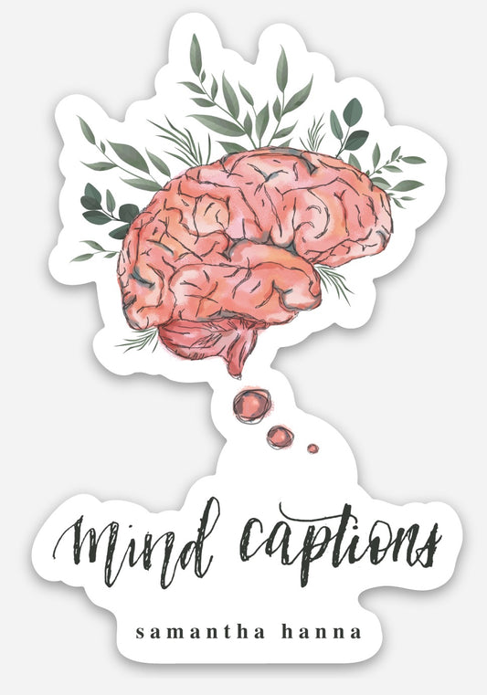 Mind Captions-Die Cut Sticker (Bubble)